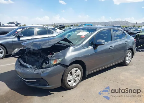 2013 Honda Civic Lx z USA, uszkodzony, nr VIN 2HGFB2F53DH544661